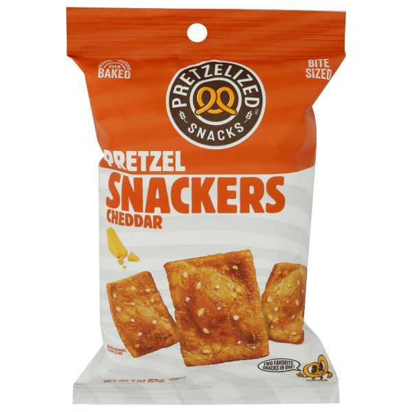PRETZELIZED SNACKS: Cheddar Pretzel Snackers, 2 oz