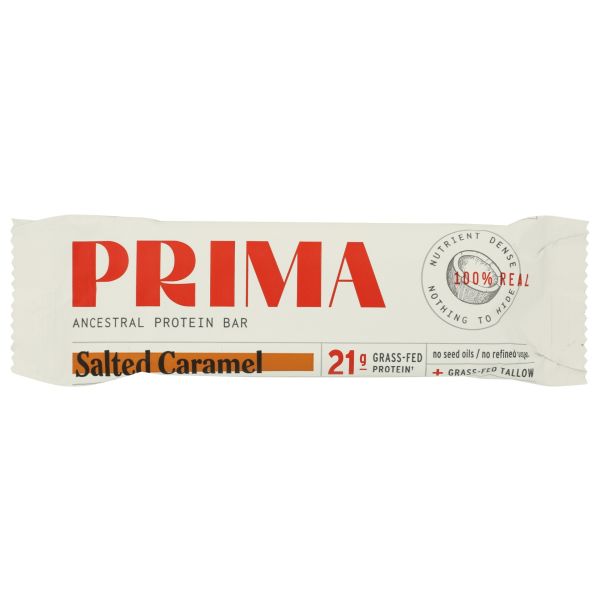 PRIMA: Salted Caramel Ancestral Protein Bar, 2 oz