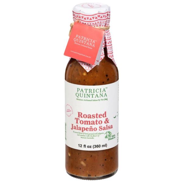 PATRICIA QUINTANA: Roasted Tomato Jalapeño Salsa, 12 oz