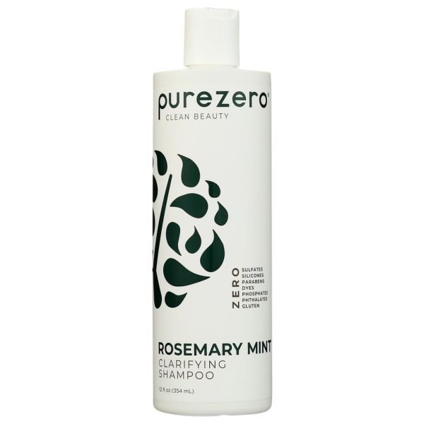 PUREZERO: Rosemary Mint Clarifying Shampoo, 12 fo