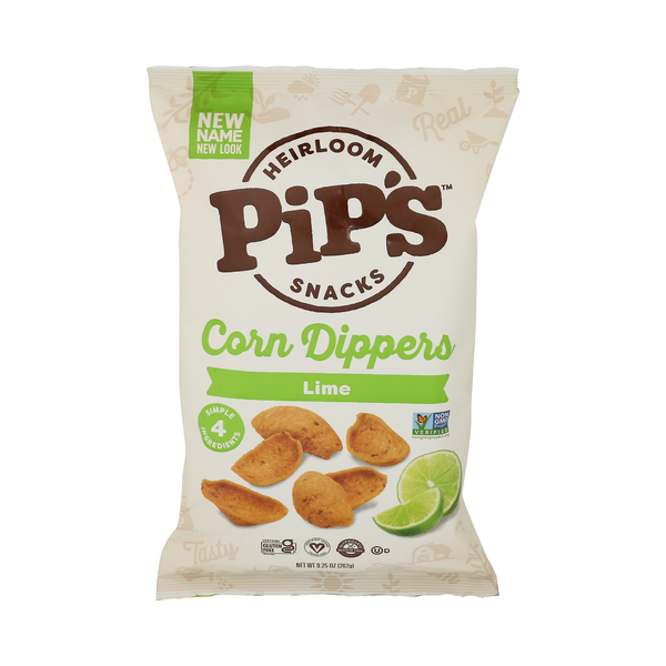 PIPS: Lime Corn Dippers, 9.25 oz