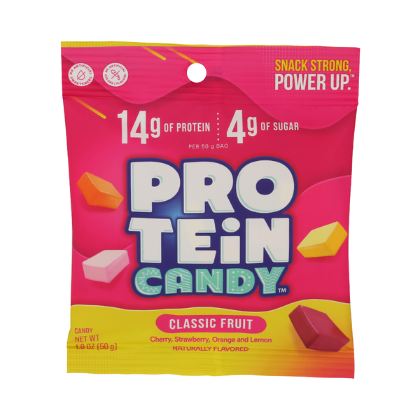 PROTEIN CANDY: Classic Fruit Protein Candy, 1.8 oz