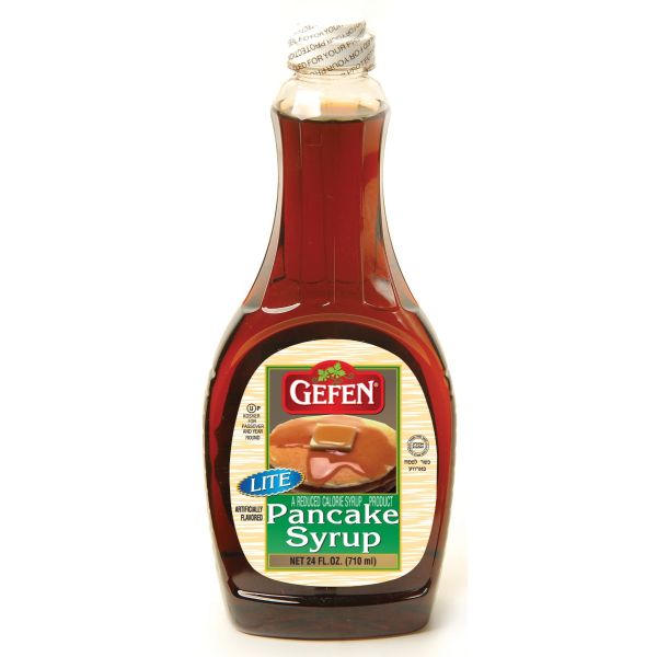 GEFEN: Lite Pancake Syrup, 24 oz