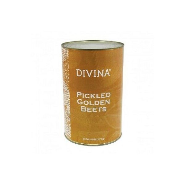 DIVINA: Pickled Golden Beets, 5.9 lb