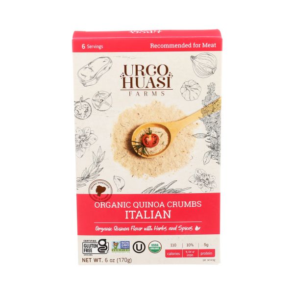 URCOHUASI FARMS: Quinoa Crumbs Italian, 6 oz