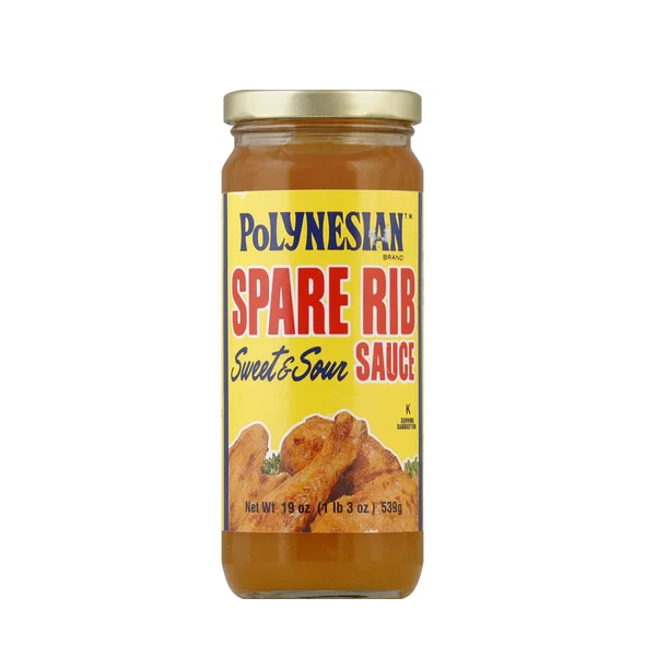 POLYNESIAN: Spare Rib Sweet and Sour Sauce, 19 oz