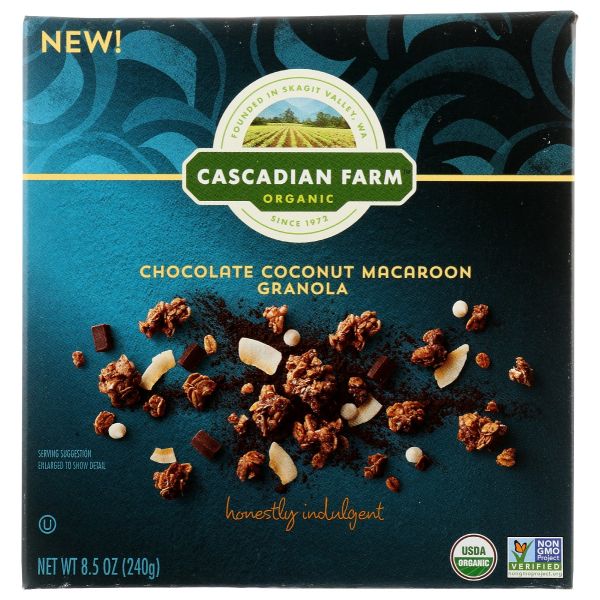 CASCADIAN FARM: Granola Ccnut Macaroon, 8.5 oz