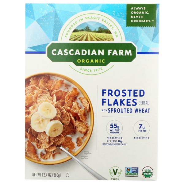 CASCADIAN FARM: Cereal Sprouted Frst Flak, 12.7 oz