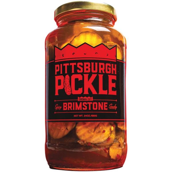 PITTSBURGH PICKLE CO: Brimstone Pickle Chips, 24 oz