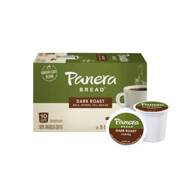 PANERA BREAD: Dark Roast Single Serve Coffee, 10 ea