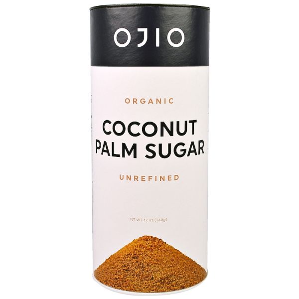 OJIO: Sugar Coconut Palm Unrefined Organic, 12 oz