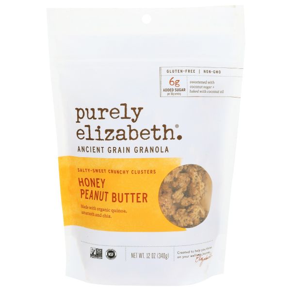 PURELY ELIZABETH: Granola Honey Peanut Butter, 12 oz