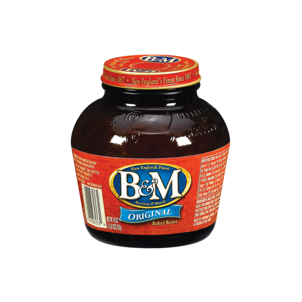 B & M: Bean Baked Original Glass Jar, 18 oz