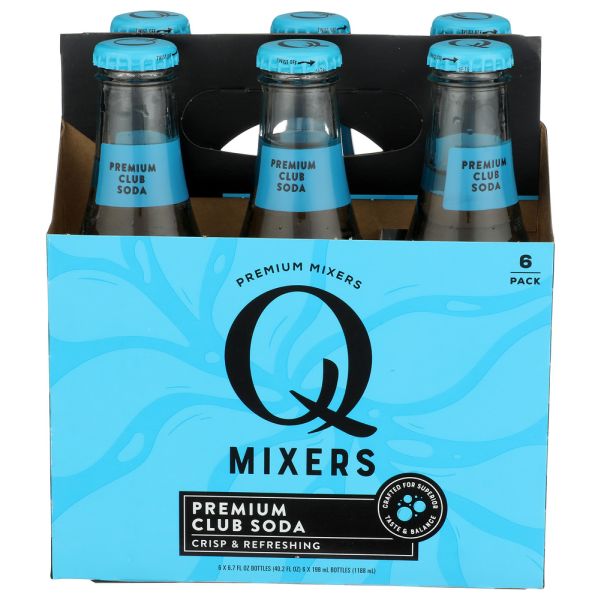 Q TONIC: Premium Club Soda 6 Count, 40.2 fo