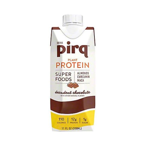 PIRQ: Plant Protein Shake Decadent Chocolate, 11 fo
