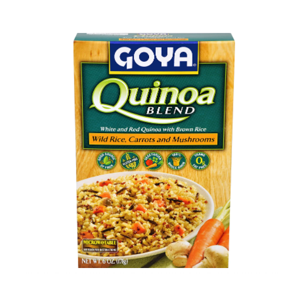 GOYA: Quinoa Blend Wild Rice Carrots and Mushrooms, 6 oz