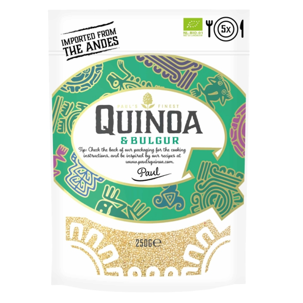 PAULS FINEST QUINOA: Quinoa and Bulgur, 8.8 oz