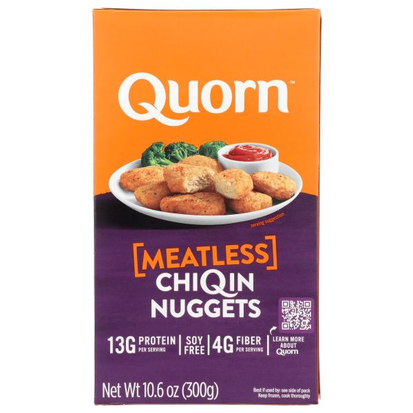 QUORN: Meatless and Soy Free ChiQin Nuggets, 10.6 oz