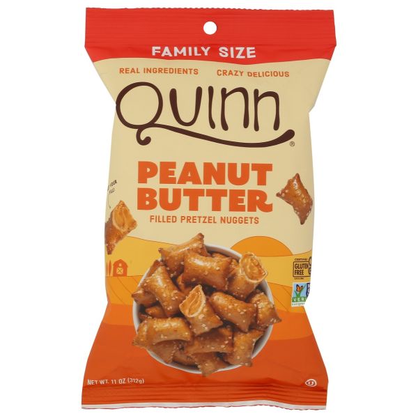 QUINN: Peanut Butter Filled Pretzel Nuggets, 11 oz