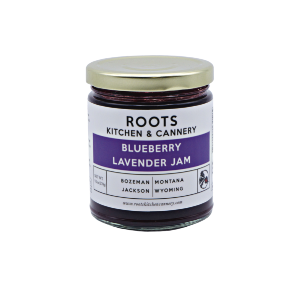 ROOTS KITCHEN & CANNERY: Blueberry Lavender Jam, 9.5 oz