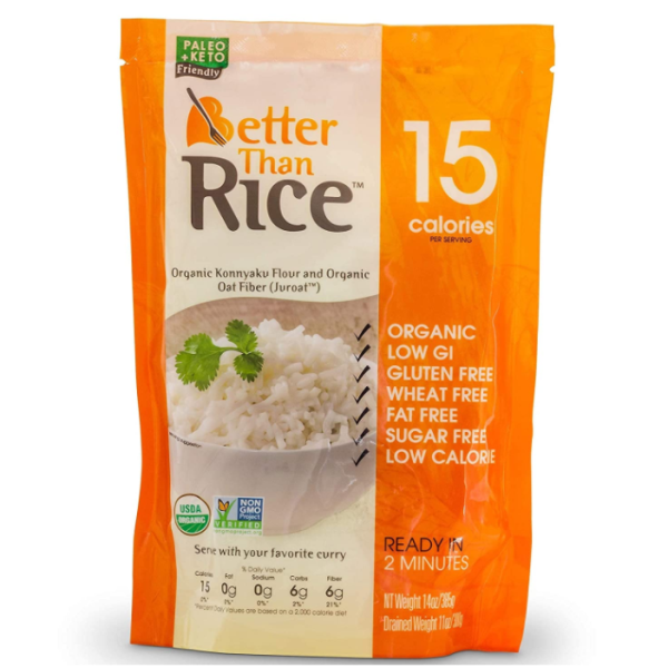 BETTER THAN RICE: Organic Konnyaku Rice, 14 oz