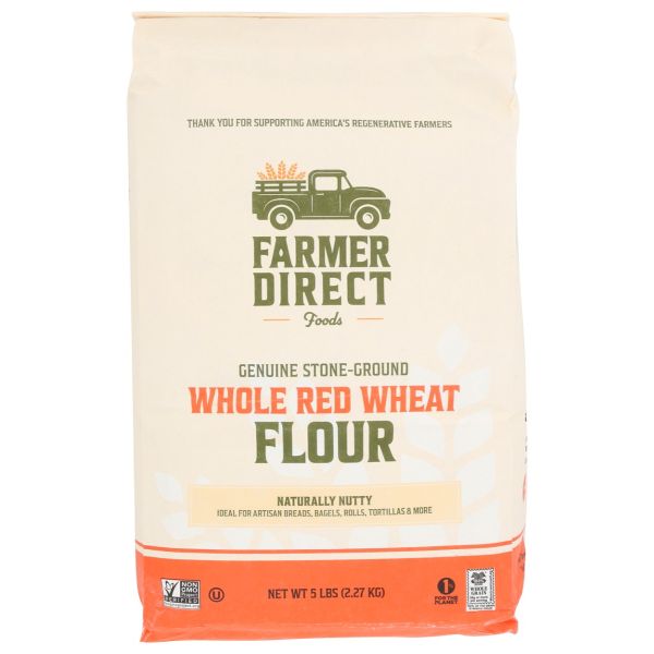 FARMER DIRECT FOODS: Whole Red Wheat Flour, 5 lb