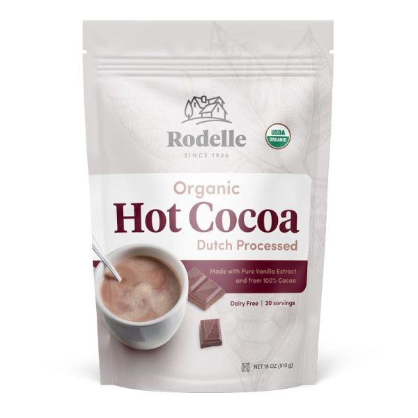 RODELLE: Organic Hot Cocoa Mix, 18 oz
