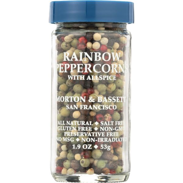 MORTON & BASSETT: Peppercorns Rainbow Whole, 1.9 oz