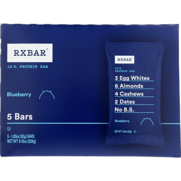 RXBAR: Blueberry Protein Bars, 5 pk