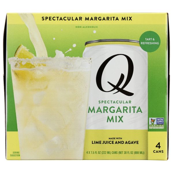 Q TONIC: Margarita Mix 4Pk, 30 fo