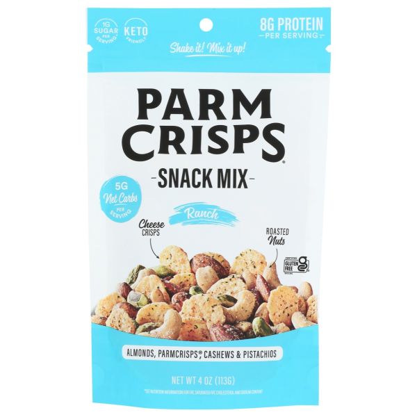 PARM CRISPS: Ranch Snack Mix Pouch, 4 oz
