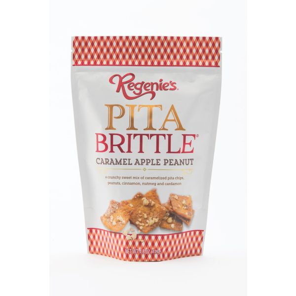REGENIES: Pita Brittle Caramel Apple Peanut, 4.8 oz