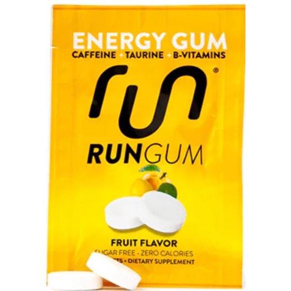 RUN GUM: Fruit Energy Gum, 1 pk