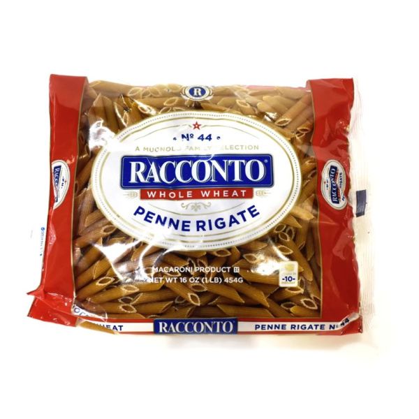 RACCONTO: Whole Wheat Penne Rigate Pasta, 16 oz