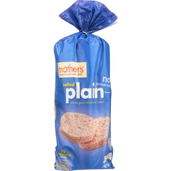 MOTHERS: Salted Plain Brown Rice Cakes, 4.5 oz