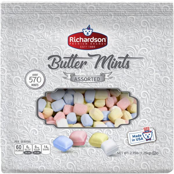 RICHARDSON BRANDS: Butter Mint Wedding Assorted, 2.75 lb