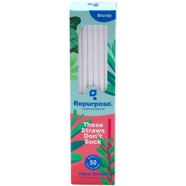 REPURPOSE: Paper Straw, 50 ea