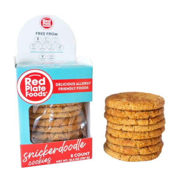 RED PLATE FOODS: Snickerdoodle Cookies 8 Count, 10.5 oz