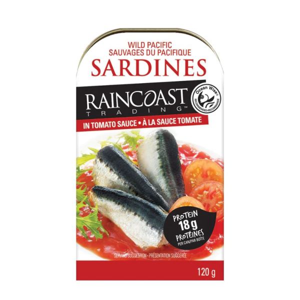 RAINCOAST TRADING: Sardines Tomato Sauce, 4.2 oz