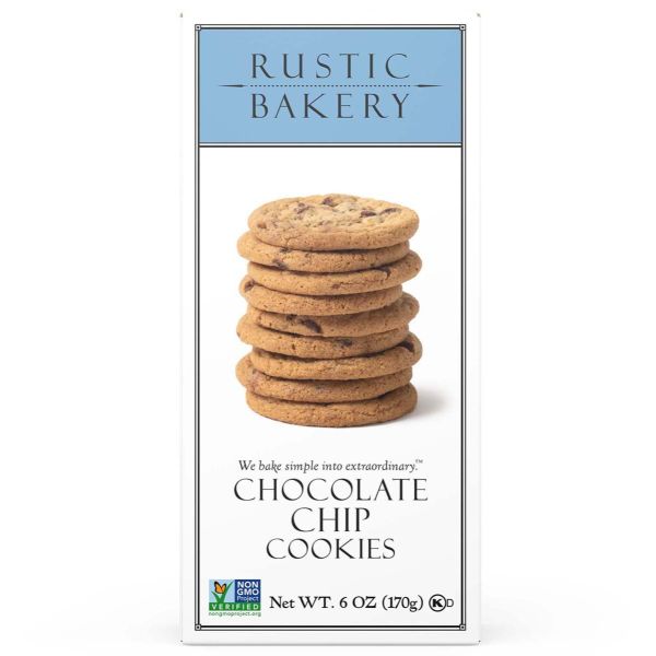RUSTIC BAKERY: Chocolate Chip Cookies, 6 oz