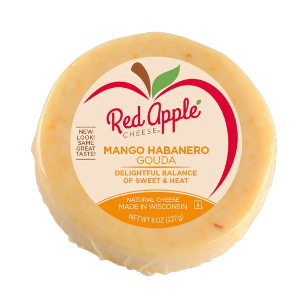 RED APPLE: Mango Habanero Gouda Cheese, 8 oz