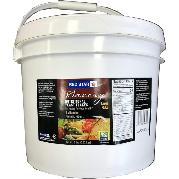 RED STAR: Nutritional Yeast Flakes, 6 lb