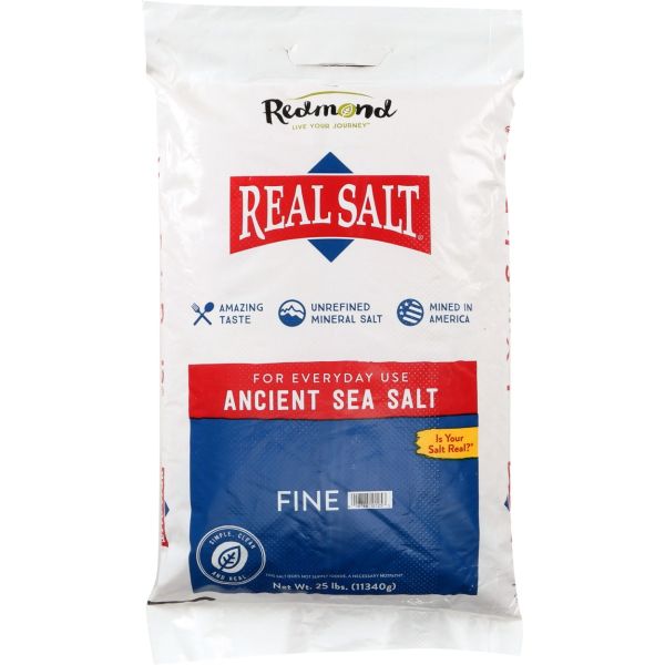 REDMOND: Realsalt Fine, 25 lb