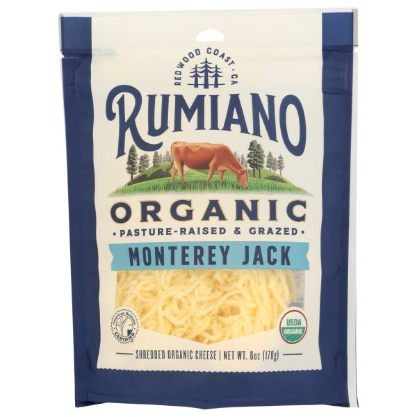 RUMIANO FAMILY: Shredded Monterey Jack Cheese, 6 oz