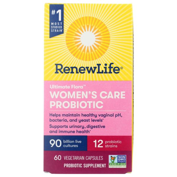 RENEWLIFE: Ultimate Flora Womens Complete Probiotic 90 Billion, 60 vc