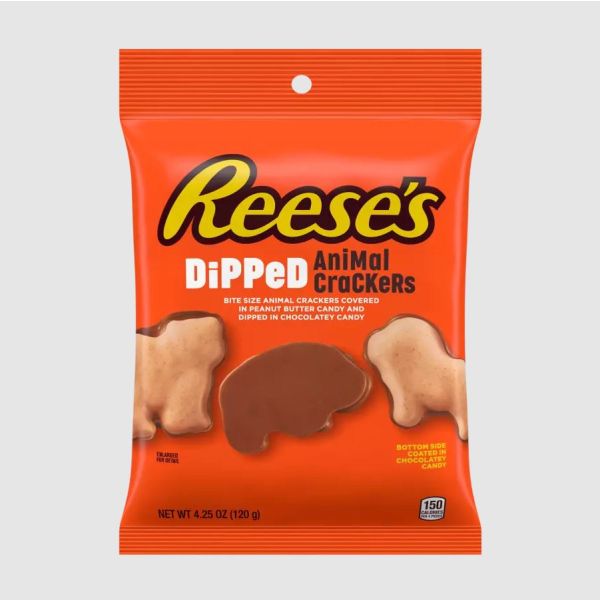 REESES: Peanut Butter Dipped Animal Crackers, 4.25 oz