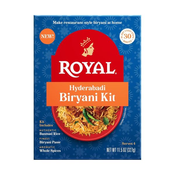 ROYAL: Hyderabadi Biryani Kit, 11.5 oz