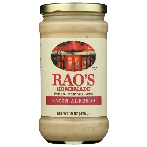 RAOS: Bacon Alfredo Sauce, 15 oz