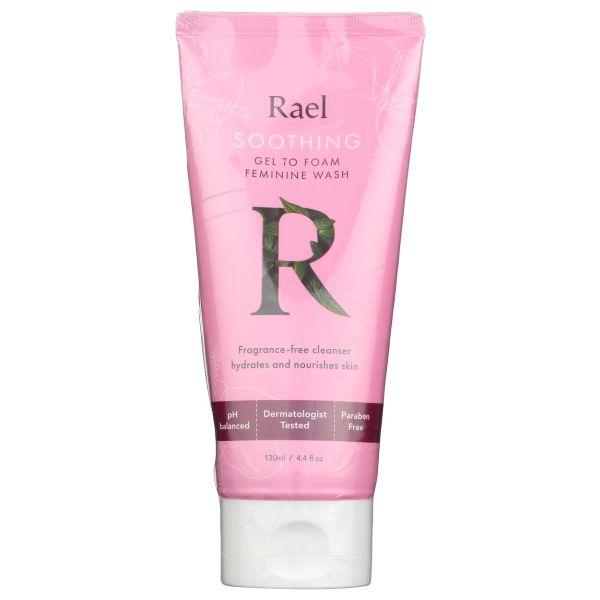 RAEL: Soothing Gel to Foam Feminine Wash, 4.4 fo