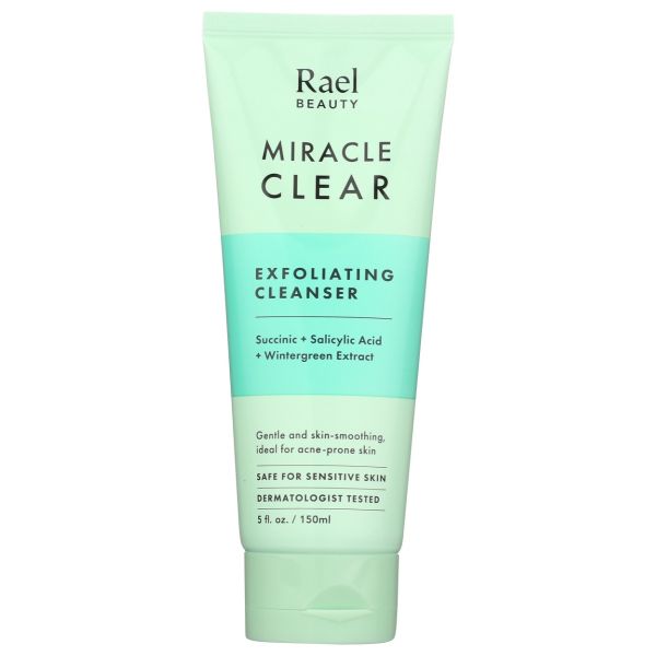 RAEL: Miracle Clear Gentle Exfoliating Cleanser, 5 fo